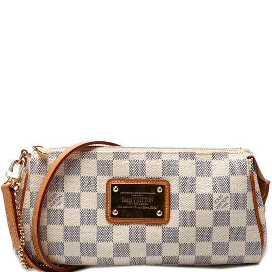 Louis Vuitton Eva Clutch Damier Azur