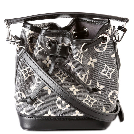 Louis Vuitton Nano Noe Monogram Jacquard Denim