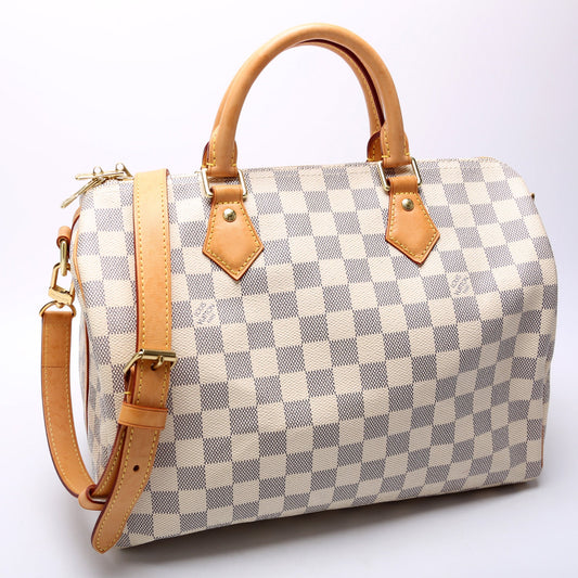 Louis Vuitton Speedy 30 Bandouliere Damier Azur