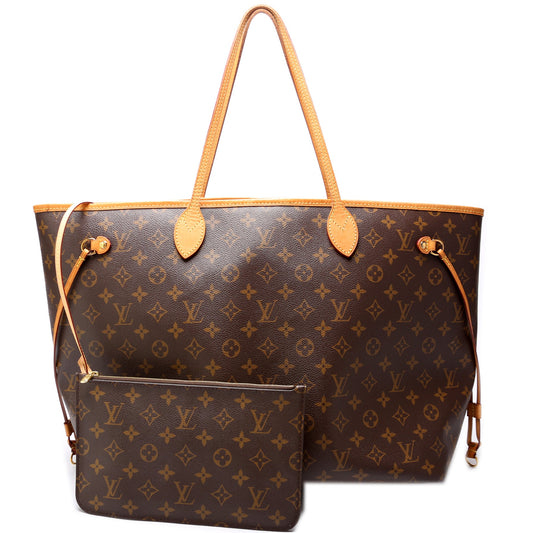 Louis Vuitton Neverfull w/Wallet GM Monogram