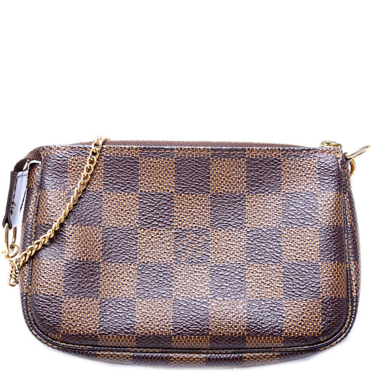 Louis Vuitton Pochette Accessories Mini Damier Ebene