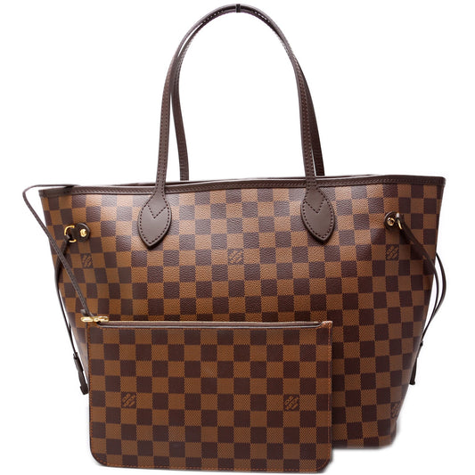 Louis Vuitton Neverful W/Wallet MM Damier Ebene
