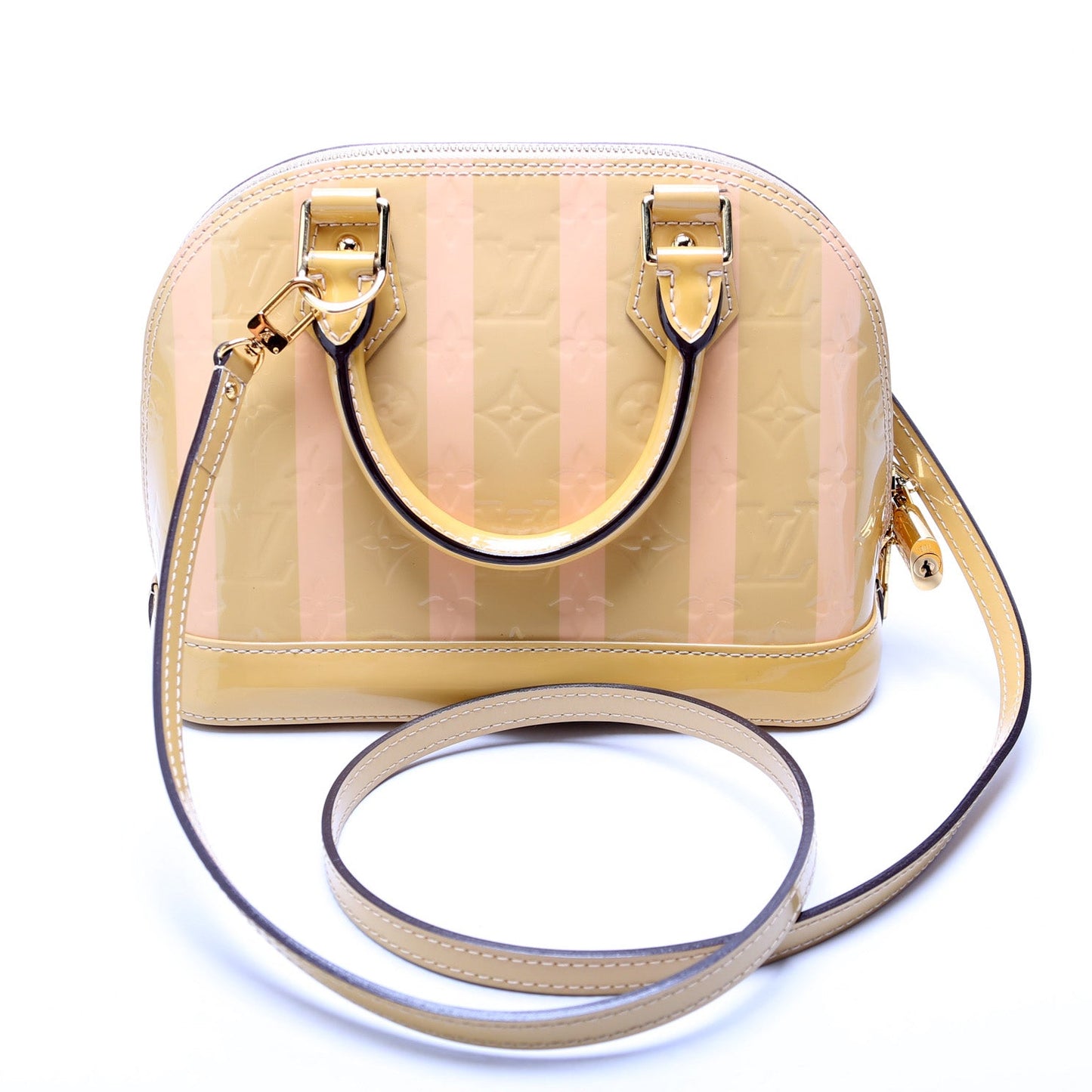 Louis Vuitton Alma BB Vernis Raysures