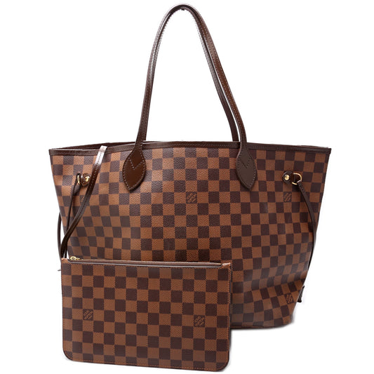 Louis Vuitton Neverfull MM w/Wallet Damier Ebene