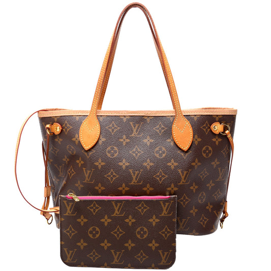 Louis Vuitton Neverfull w/Wallet PM Monogram