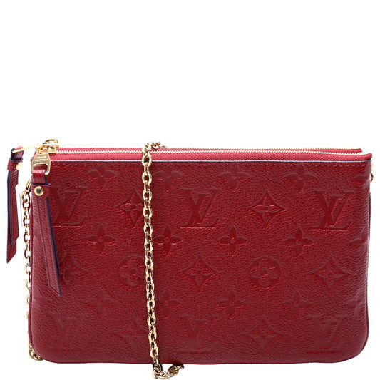 Louis Vuitton Double Zip Pochette Empreinte