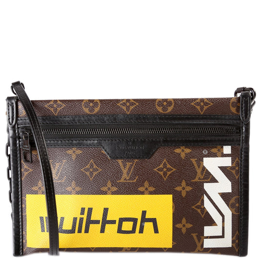 Louis Vuitton Double Flat Messenger Monogram