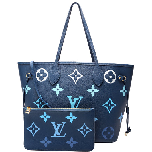 Louis Vuitton Neverfull W/ Wallet MM Degrade Empreinte