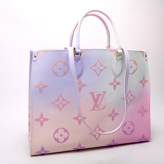 Louis Vuitton ONTHEGO GM Spring in the City Sunrise