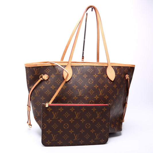 Louis Vuitton Neverfull w/Wallet MM Monogram