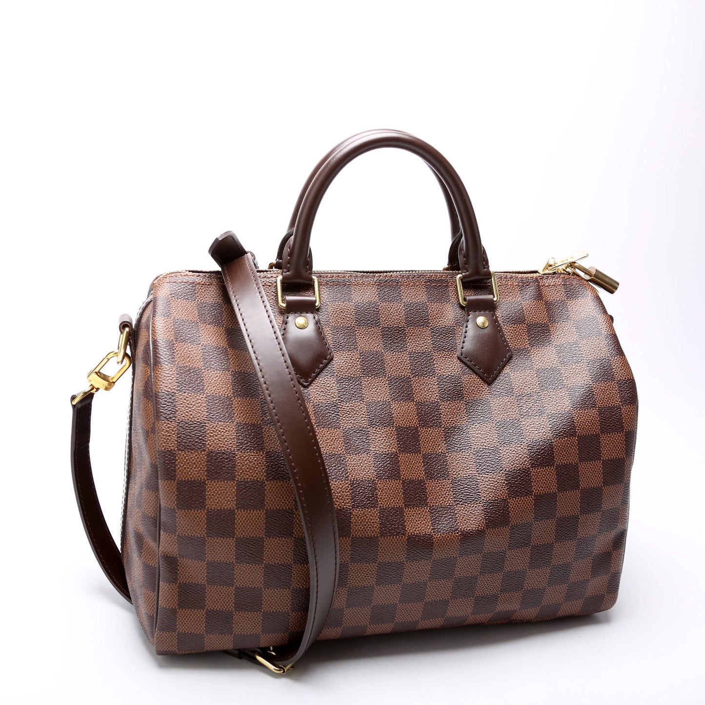 Louis Vuitton Speedy 30 Bandouliere Damier Ebene