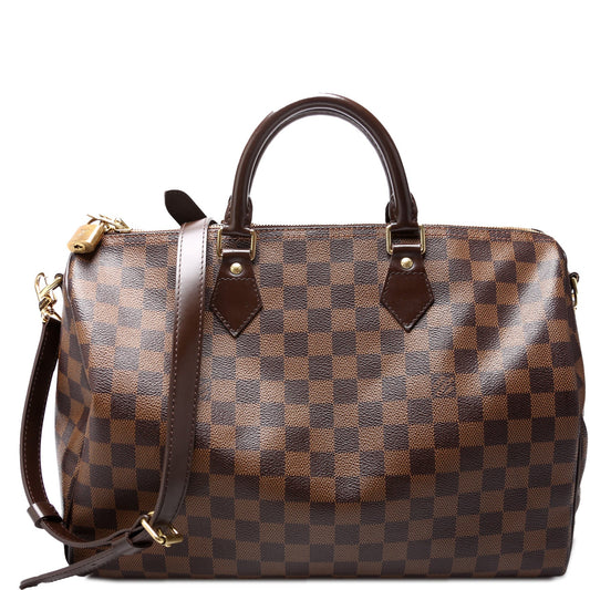 Louis Vuitton Speedy 35 Bandouliere Damier Ebene