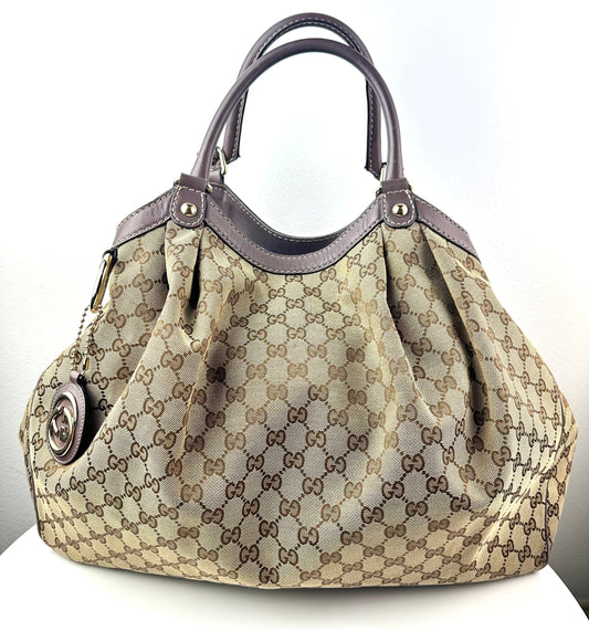 Gucci GG Canvas Sukey Tote Bag