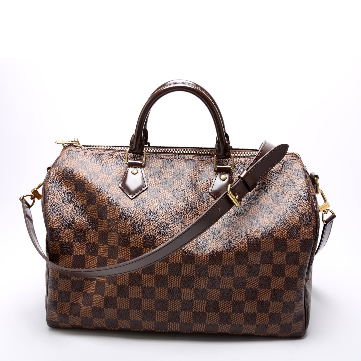 Louis Vuitton Speedy 35 Bandouliere Damier Ebene