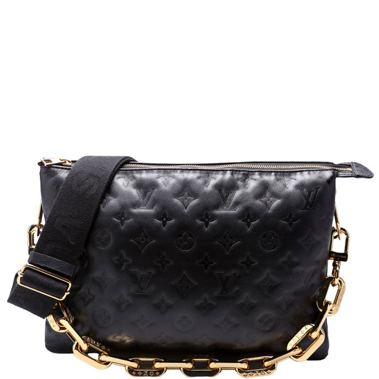 Louis Vuitton Coussin MM Lambskin Black
