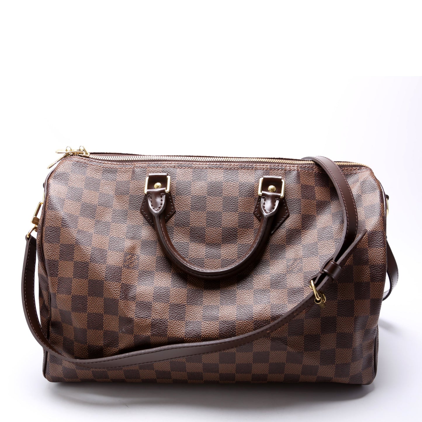 Louis Vuitton Speedy 35 Bandouliere Damier Ebene