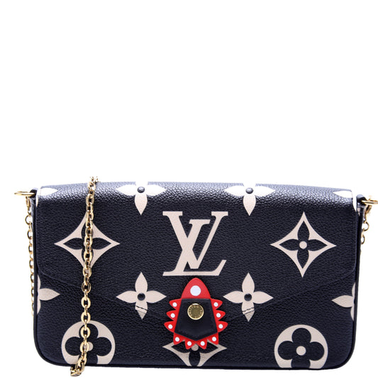 Louis Vuitton Pochette Felicie Crafty Bicolor Empreinte Black/Cream