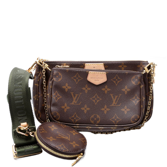 Louis Vuitton Multi Pochette Monogram Green