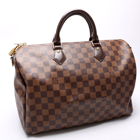 Louis Vuitton Speedy 35 Bandouliere Damier Ebene