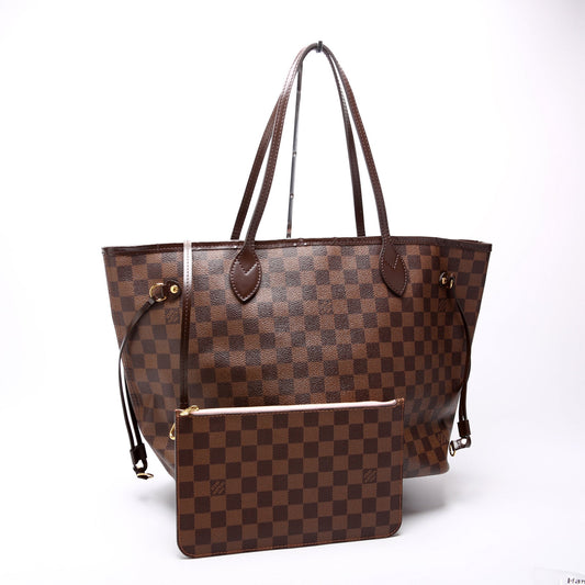 Louis Vuitton Neverfull MM with Wallet Damier Ebene