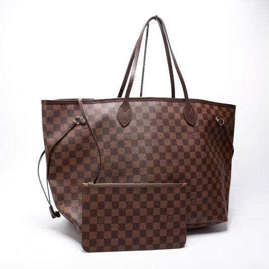 Louis Vuitton Neverfull with Wallet GM Damier Ebene