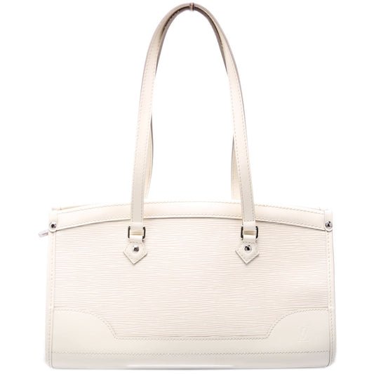 Louis Vuitton Madeleine PM Epi White
