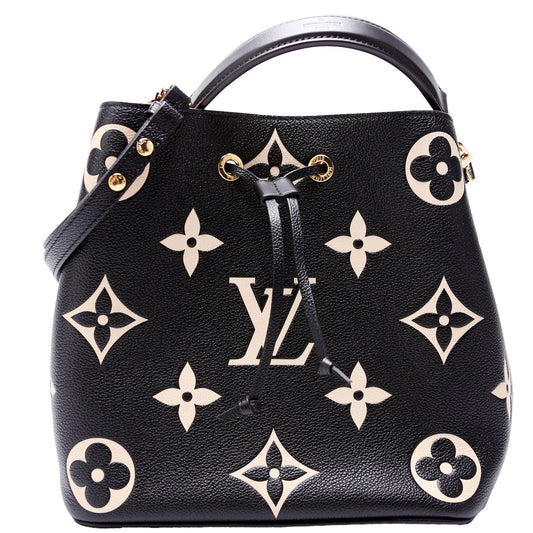 Louis Vuitton Neonoe MM Bicolor Empreinte Black