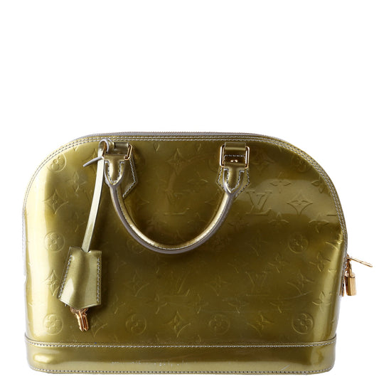 Louis Vuitton Alma PM Vernis Green