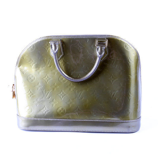 Louis Vuitton Alma PM Vernis Green