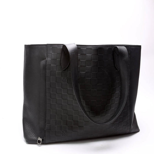 Louis Vuitton Cabas Voyage Infini Leather Black