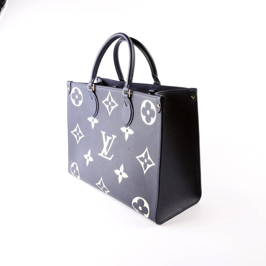 Louis Vuitton ONTHEGO MM Bicolor Empreinte Navy
