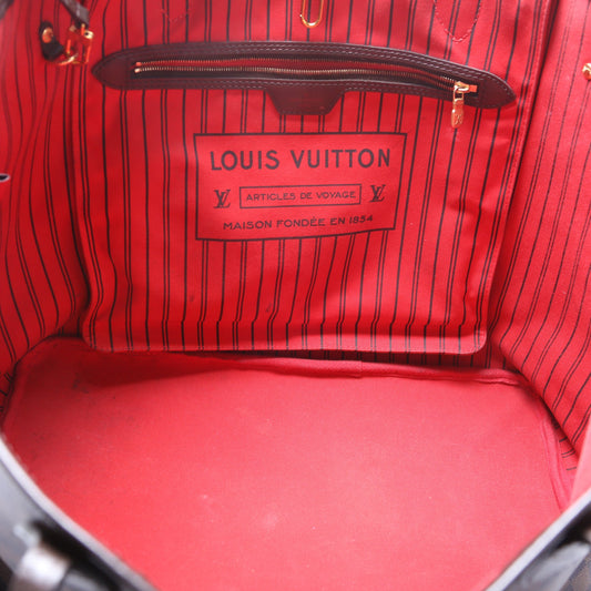 Louis Vuitton Neverfull With Wallet GM Damier Ebene