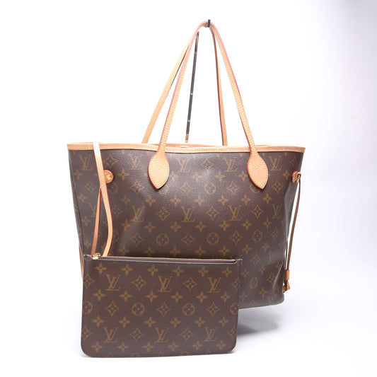 Louis Vuitton Neverfull with Wallet MM Monogram
