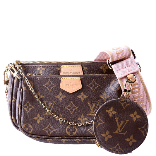 Louis Vuitton Multi Pochette Monogram Pink