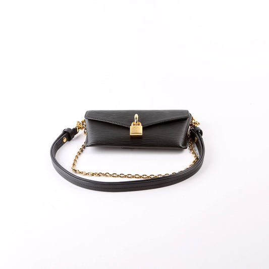 Louis Vuitton Padlock on Strap Epi Black