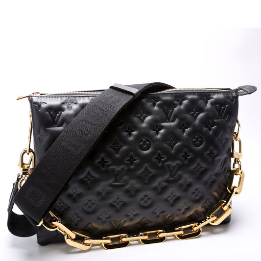 Louis Vuitton Coussin MM Lambskin Black