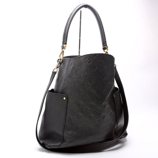 Louis Vuitton Bagatelle Hobo Empreinte Black