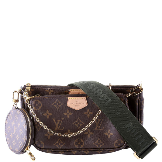 Louis Vuitton Multi Pochette Monogram Green