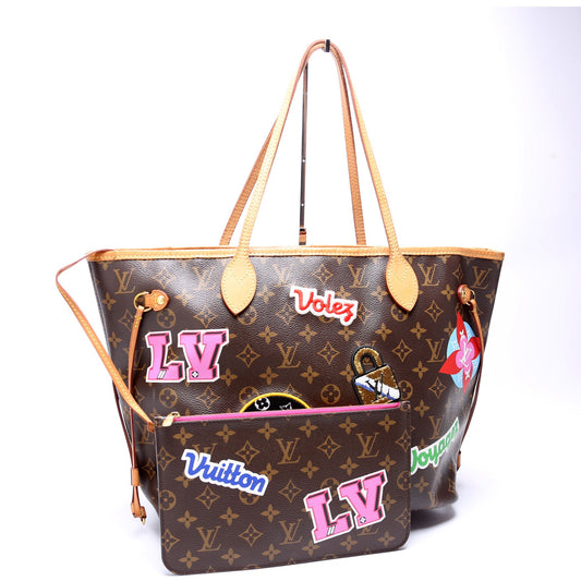 Louis Vuitton Neverfull with Wallet MM Patches