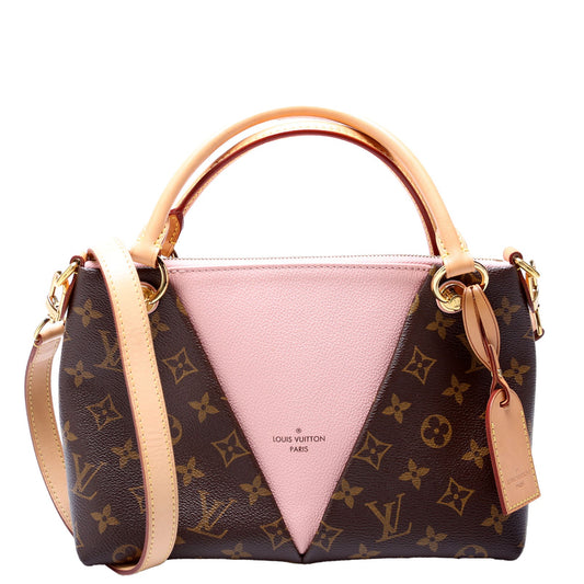 Louis Vuitton V Tote BB Monogram Pink