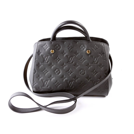Louis Vuitton Montaigne BB Empreinte Black