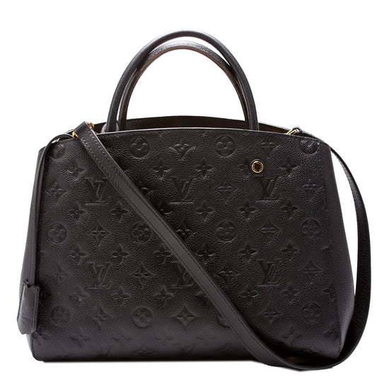 Louis Vuitton Montaigne MM Empreinte Black