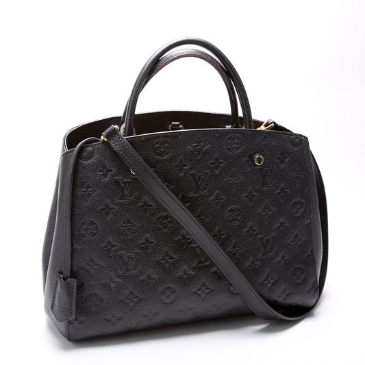 Louis Vuitton Montaigne MM Empreinte Black