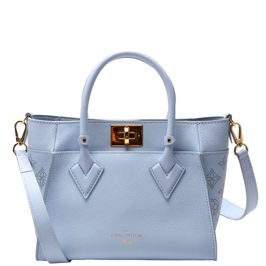 Louis Vuitton On My Side PM Calfskin/Mahina Sides Blue