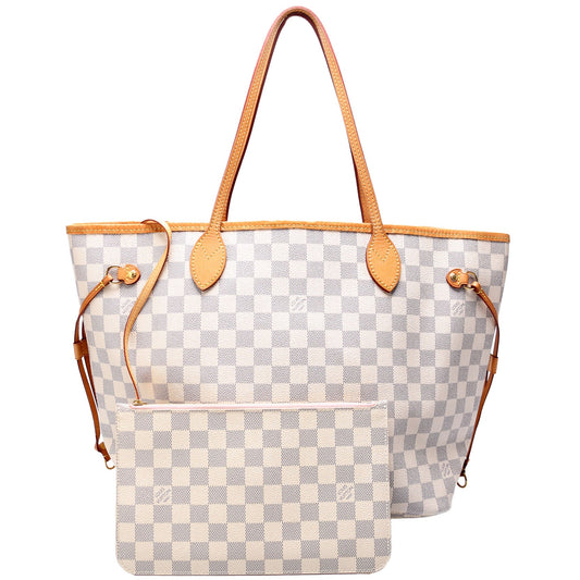 Louis Vuitton Neverfull With Wallet MM Azur