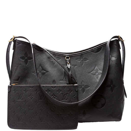Louis Vuitton Carryall MM Zip Empreinte Black