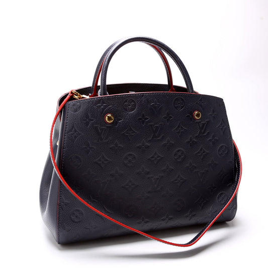 Louis Vuitton Montaigne MM Empreinte Navy
