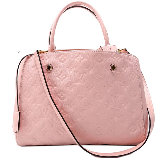 Louis Vuitton Montaigne MM Empreinte Pink