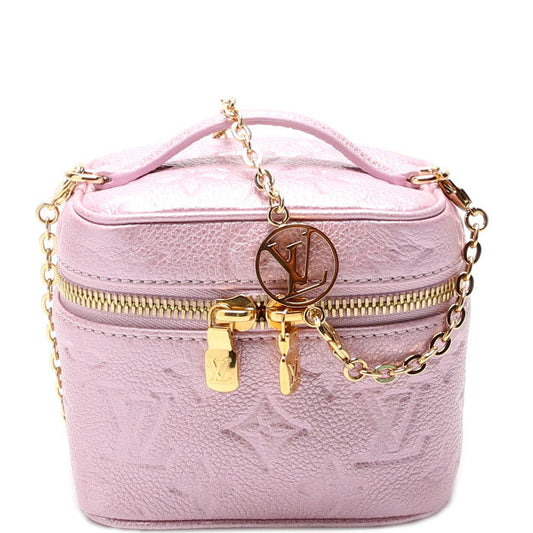Louis Vuitton Micro Vanity Empreinte Pink