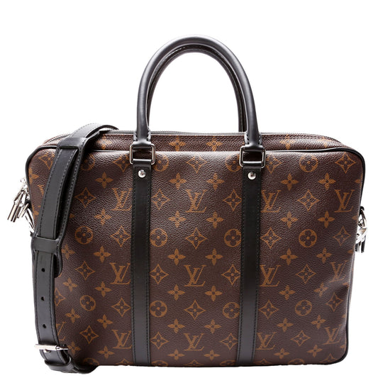 Louis Vuitton Porte Documents Voyage PM Macassar